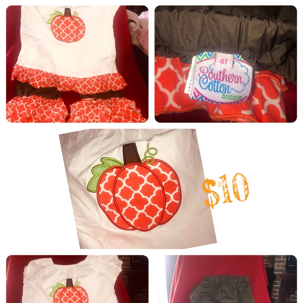 Toddler pumpkin set